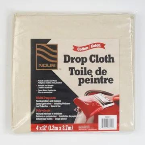 Nour 4x12 Laminated Drop Cloth